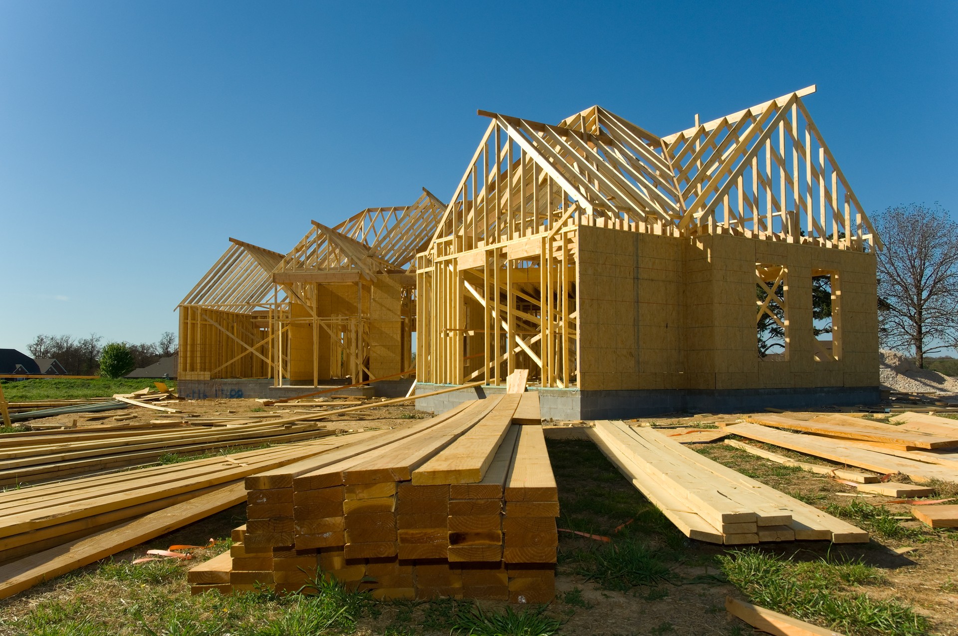 A picture of a house built by the construction industry